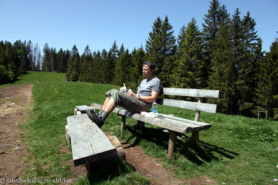 Pause auf dem Hohkelchsattel
