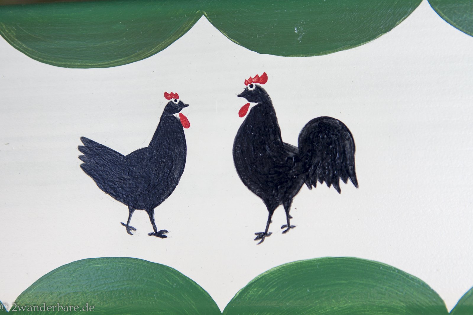 Symbol der Hahn- und Henne-Runde im Harmersbacher Tal