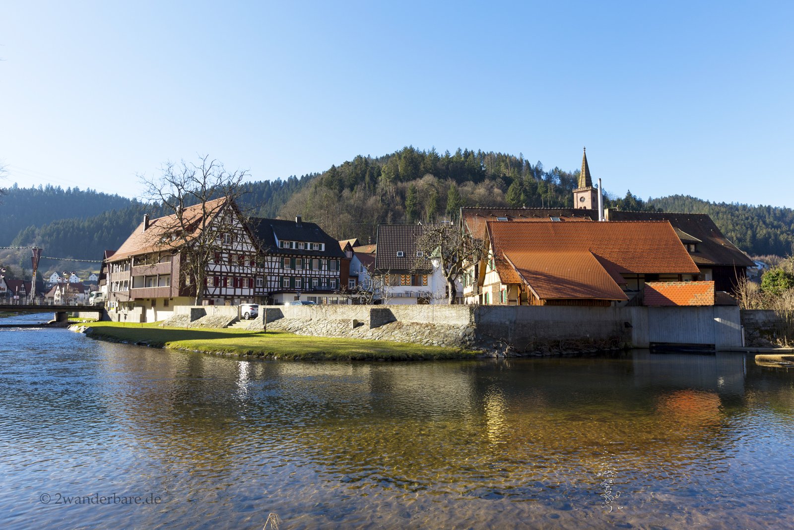 Mündung der Schiltach in die Kinzig und Gerberviertel