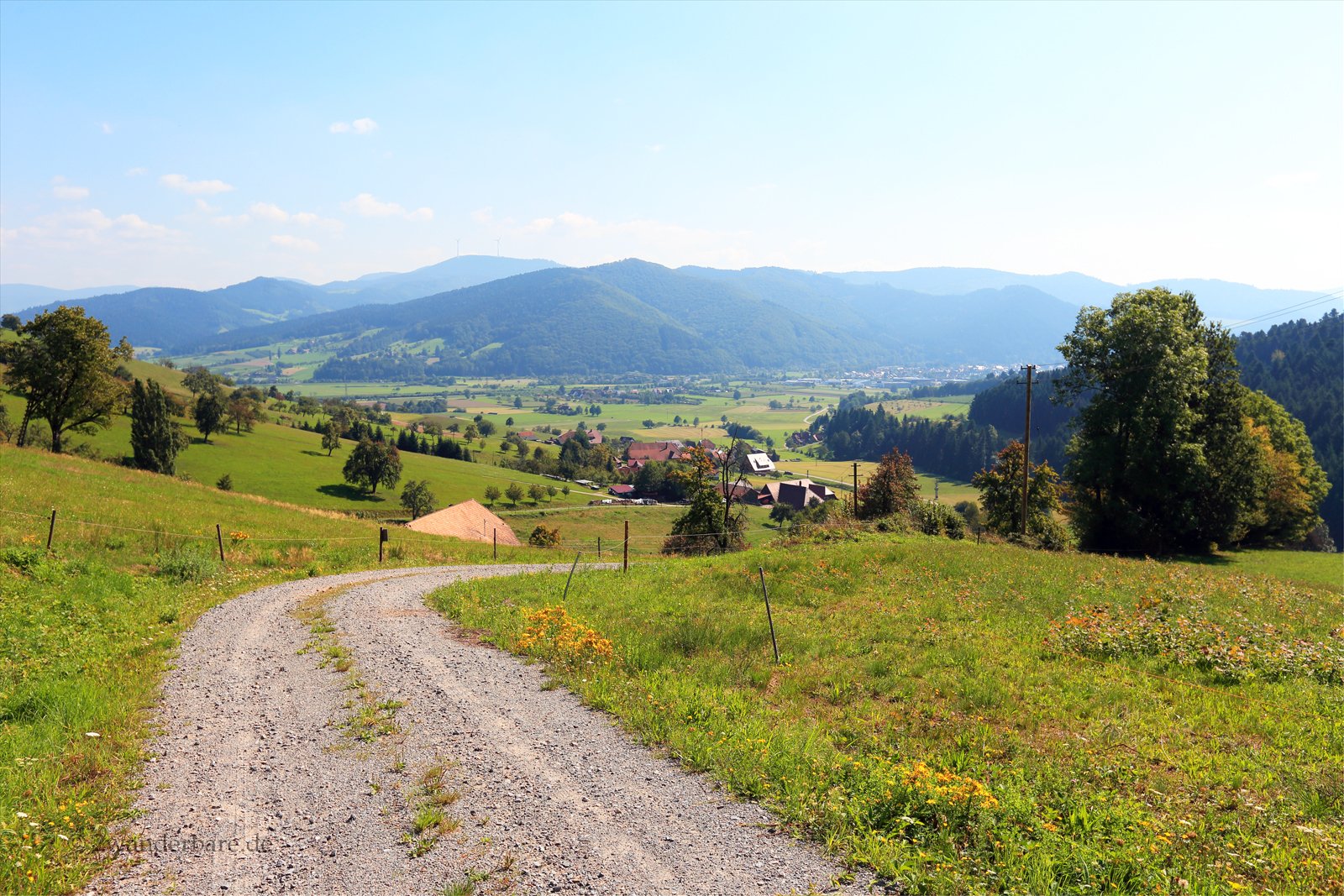 Wanderweg zwischen der Schirrmaierhütte und Steinach (Baden)