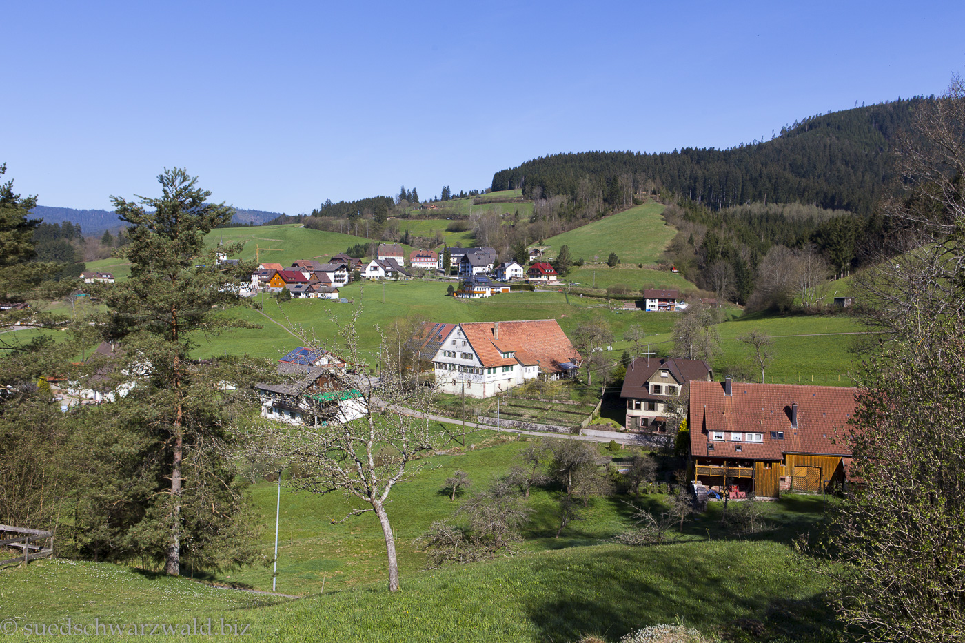 Aussicht über Schwarzenberg