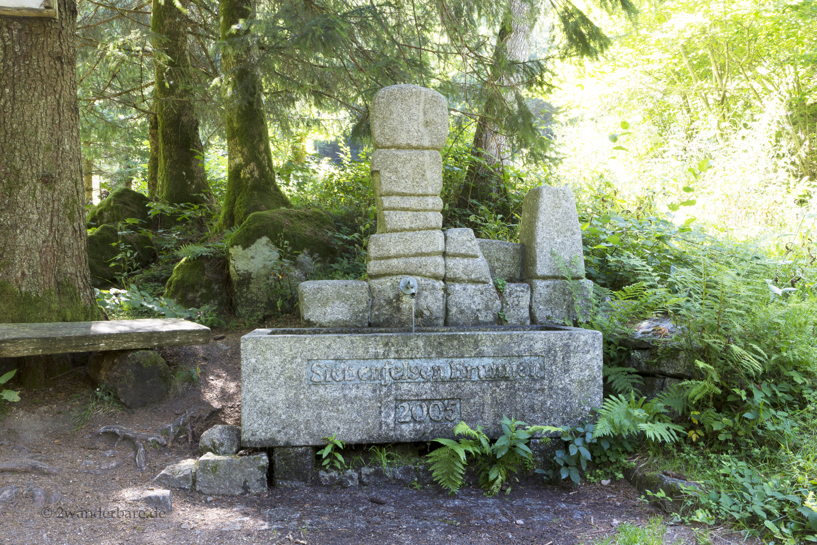 Siebenfelsenbrunnen oberhalb Yach am Rohrhardsberg
