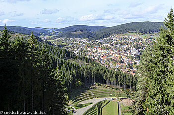 Blick von der Hochfirstschanze