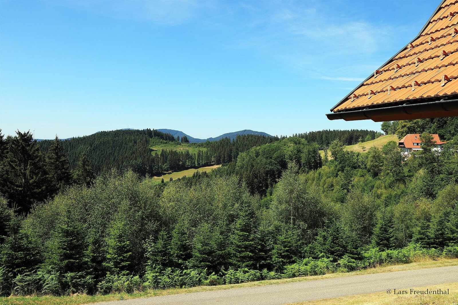 Ausblick beim Schmalzerhisli über den Mittleren Schwarzwald