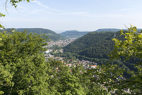 Aussicht von der Burg Alt-Lichtenstein