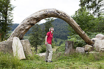 Zugang zur Schesslong dü Boah