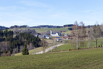 Aussicht auf Hierbach in Dachsberg