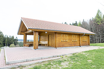 Wilkenbrandhütte am Panoramaweg von Loßburg
