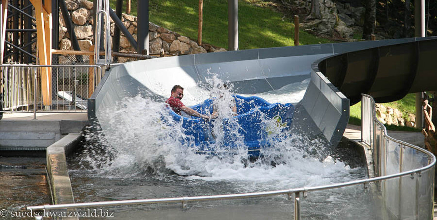 Wildwasserrutsche im Steinwasenpark