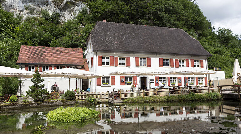 Gasthaus Friedrichshöhle bei der Wimsener Höhle