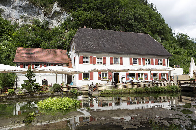 Gasthaus Friedrichshöhle bei der Wimsener Höhle