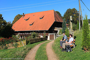 erste Pause beim Vogtshansenhof