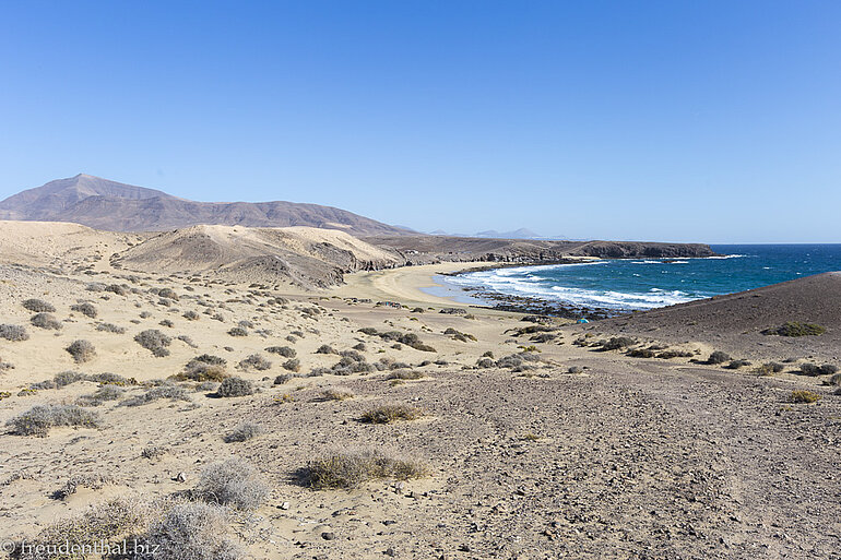 Playa Caleta del Congrio Blick über die Playa Caleta del Congrio