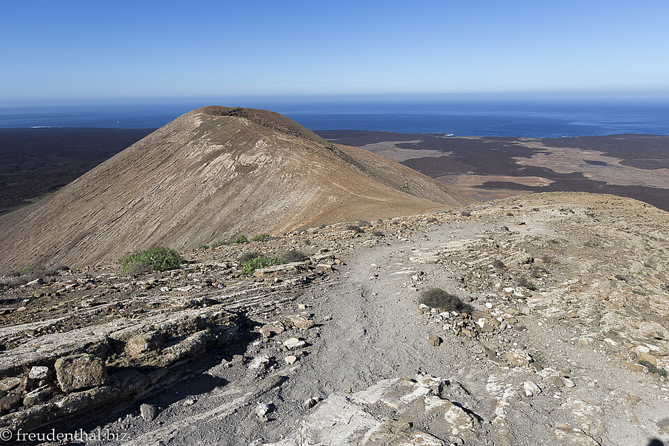 Risco Quebrado neben der Caldera Blanca auf Lanzarote