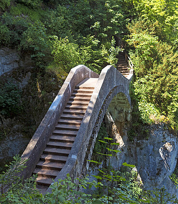 Teufelsbrücke im Inzigkofer Park