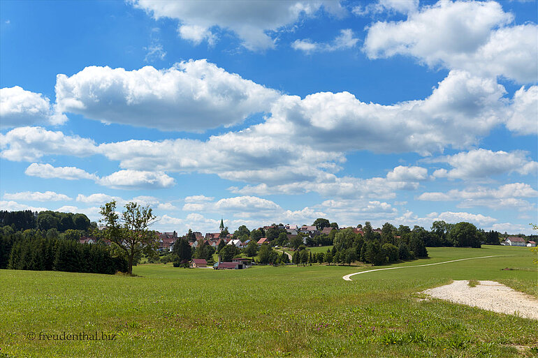Blick über die Hossinger Hochalb