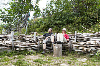 Schesslong dü Boah, der Waldliegestuhl von Menzenschwand