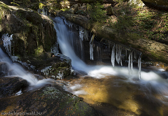 Wasserfall in der Windbergschlucht zwischen Schluchsee und St. Blasien