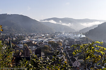 Aussicht von der Burg Husen übers Kinzigtal