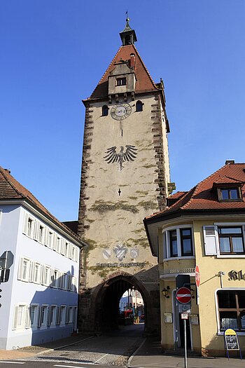 Blick auf das Kinzigtor in Gengenbach im Kinzigtal