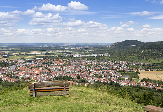 Aussicht von der Limburg über Weilheim