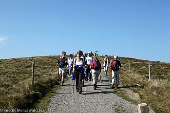 Wanderung auf dem Gipfelrundweg des Belchen