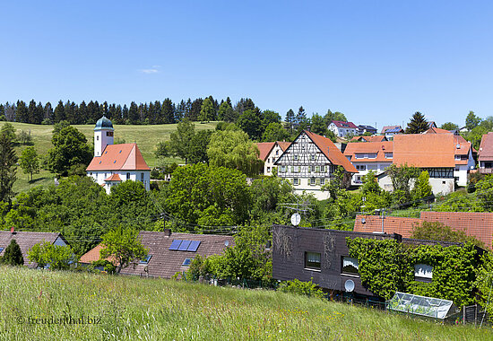Aussicht auf Apfelstetten