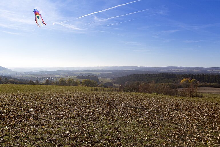 Drachen über dem Gupfen bei Waldshut