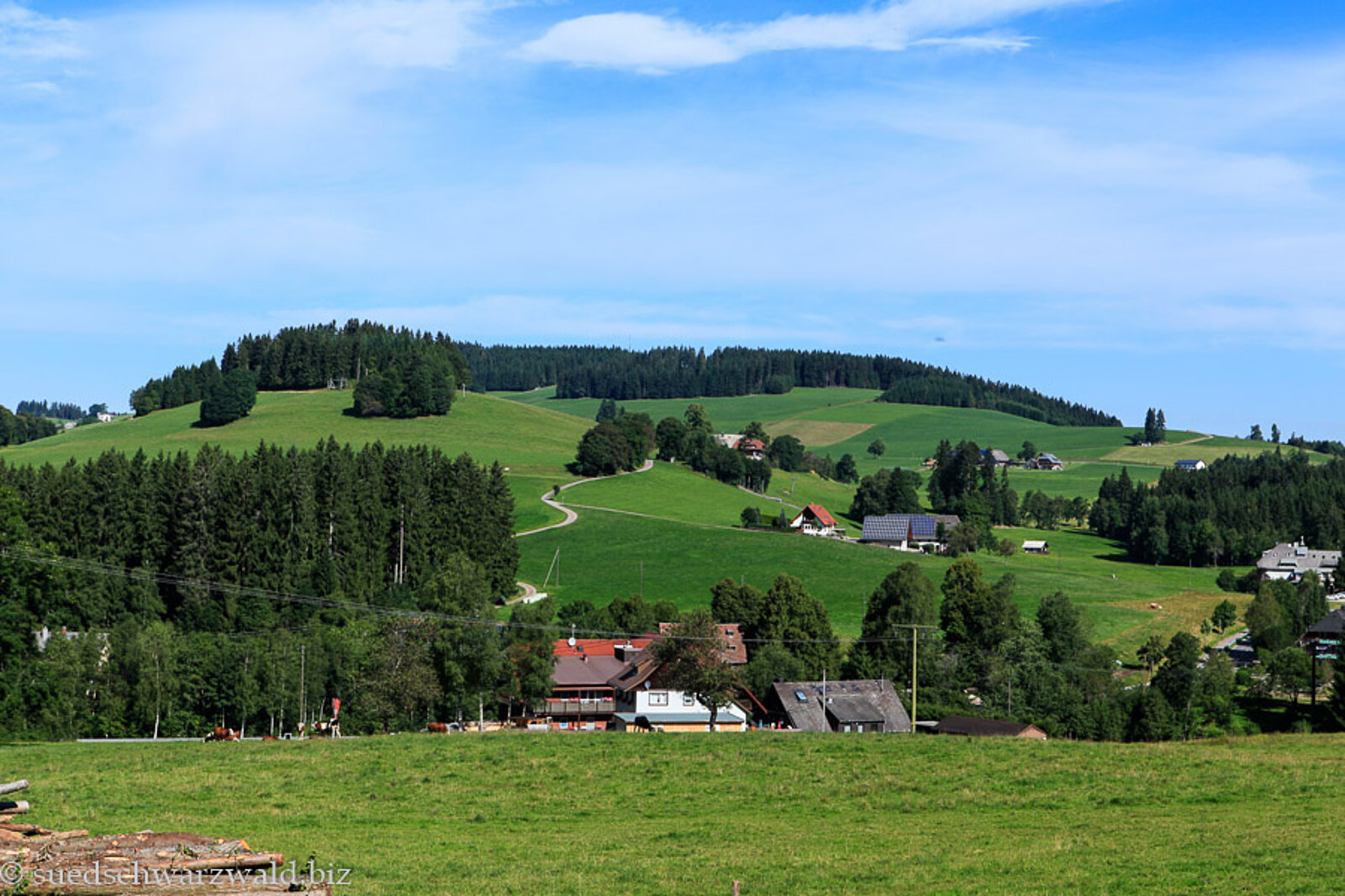 Blick über die Hochfläche von Breitnau im Hochschwarzwald