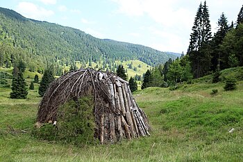 Schaukohlemeiler beim Klusenwald von Menzenschwand