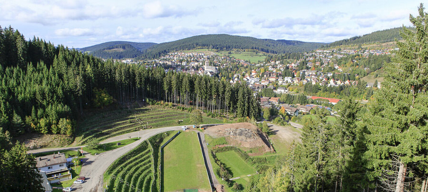 Aussicht von Hochfirstschanze