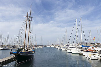 Moderner Yachthafen der Marina Rubicón auf Lanzarote