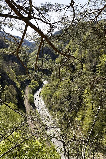 Eingeschränkte Sicht ins Höllental