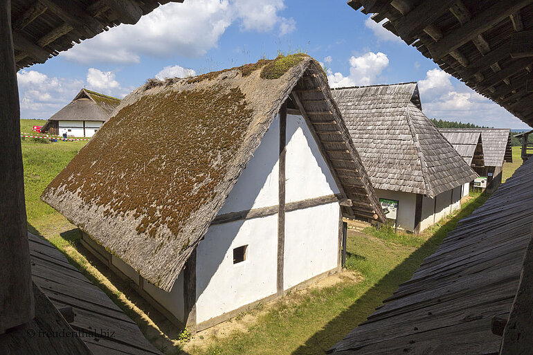 Keltenhaus wie in der Stadt Pyrene