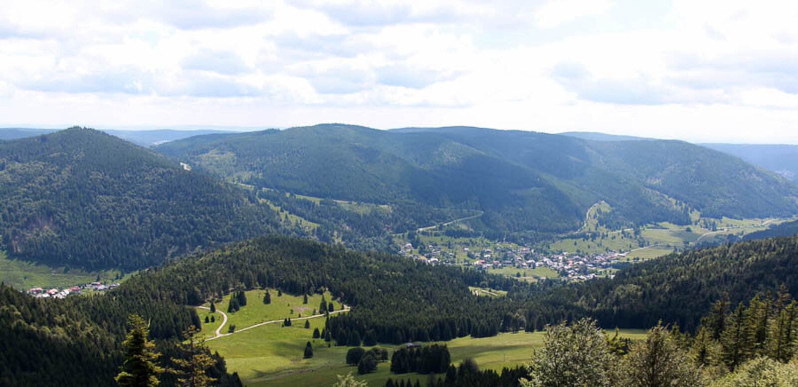 Aussicht vom Spießhorn über das Bernauer Hochtal