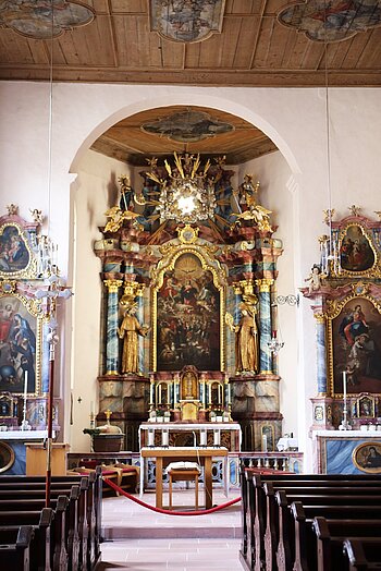 Altarraum in der Kirche von Kloster Wittichen