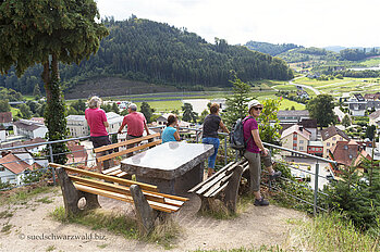 Sitzgruppe am Rebberg von Lautenbach