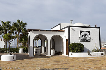 Restaurant in der Marina Rubicón