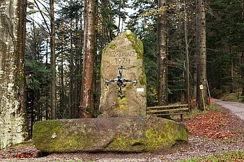 Miliz-Brunnen am Mülbensattel oberhalb Bad Peterstal-Griesbach