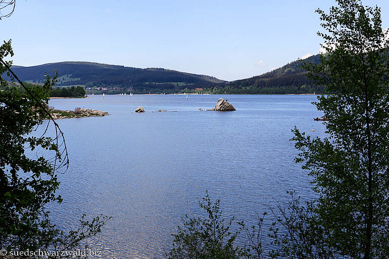 Blick vom Seeweg auf den Schluchsee