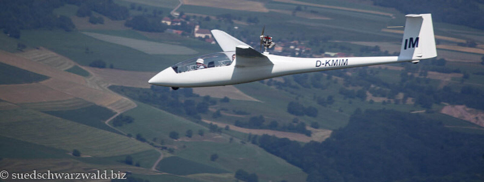 Segelflugzeug auf dem Bohlhof im Klettgau