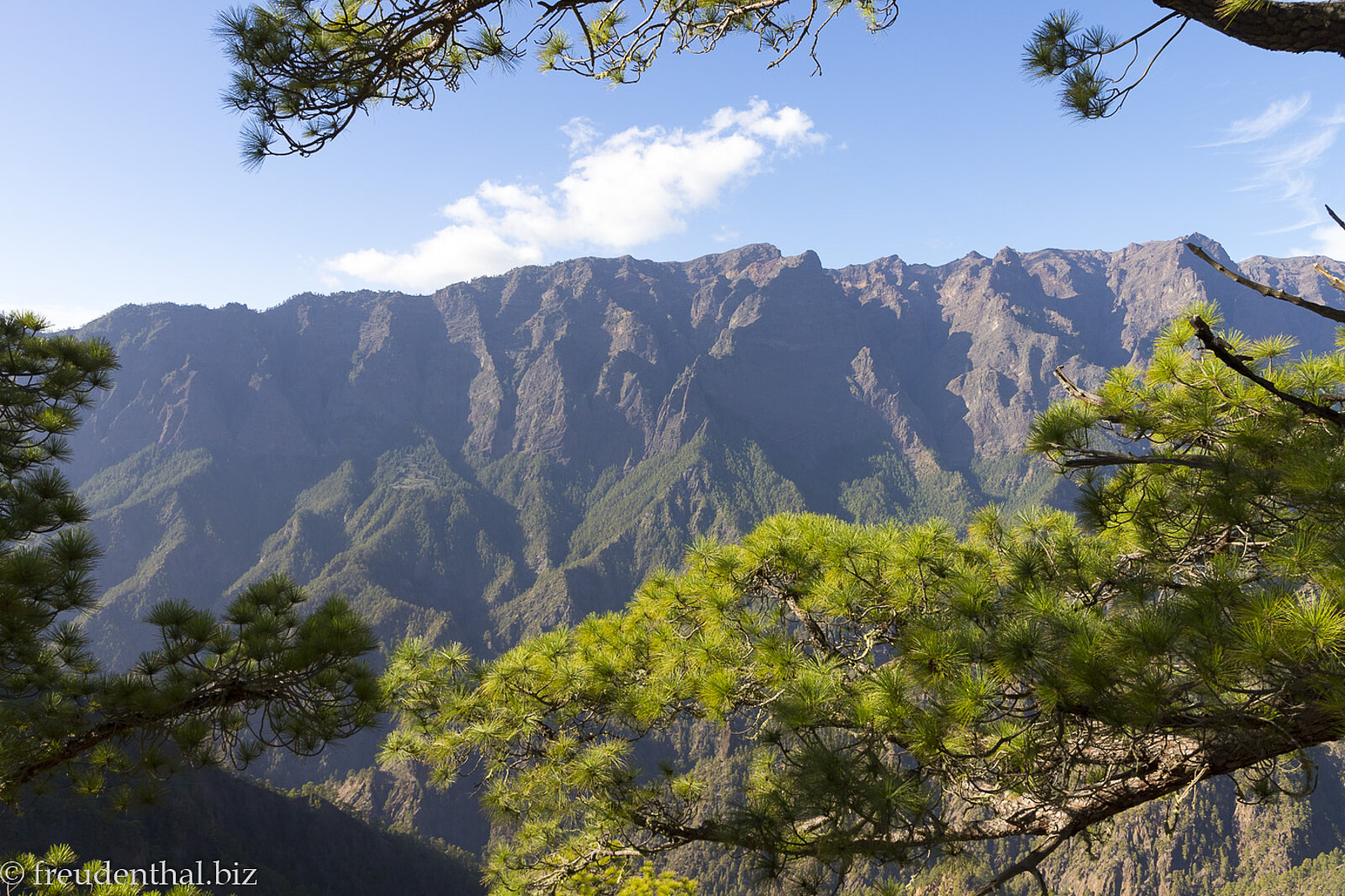 La Cumbrecita – Aussichtspunkt am Kraterrand des Taburiente auf La Palma