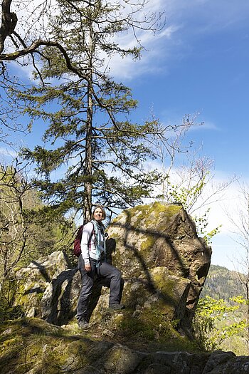 Felskanzel über dem Höllental