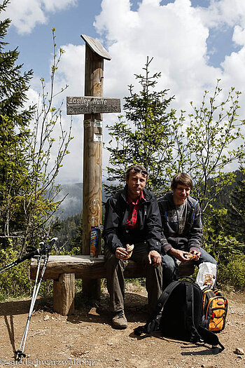 Rast auf dem Feldbergsteig