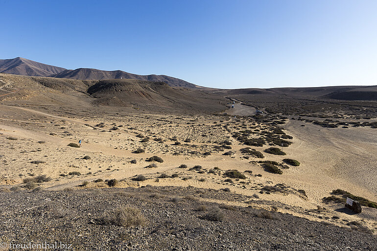 Naturdenkmal Los Ajaches, Lanzarote Aussicht zum Naturdenkmal Los Ajaches auf Lanzarote