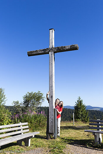 Kreuz beim Aussichtspunkt Lampenschweine