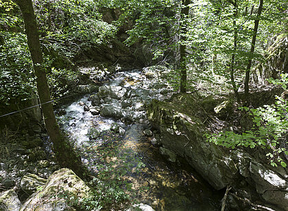 Wanderung auf dem Wasserfallsteig