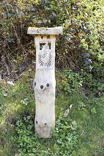 Wegweiser am Räuber Hotzenplotz Pfad bei Gengenbach
